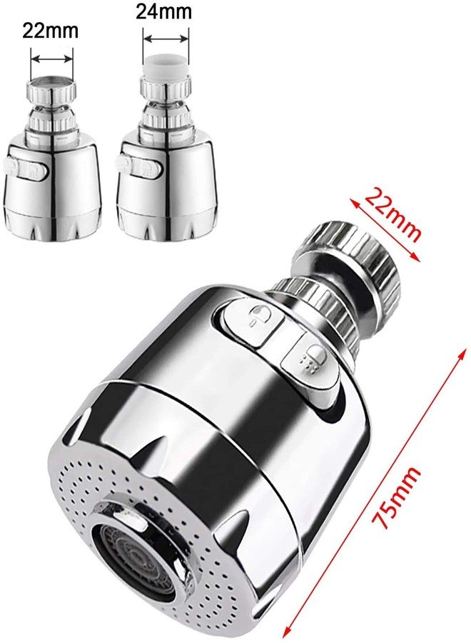 ليونز ملحق رش صنبور حوض المطبخ الفاخر من ليونز، رأس صنبور مطبخ متحرك، رأس فوهة صنبور مانع للتناثر قابل للدوران 360 درجة، قابل للتعديل على سرعتين، رأس صنبور مطبخ متحرك - Image 5